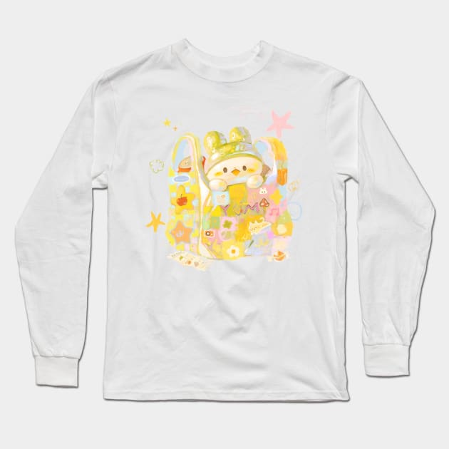 Happy Grocery Long Sleeve T-Shirt by happyyu